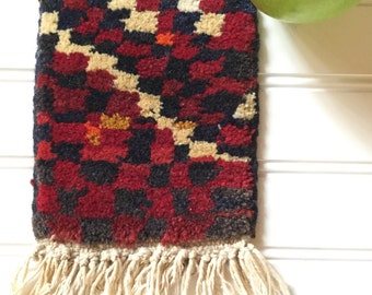 Oriental Carpet Coaster - Kilim Coaster - Dollhouse Rug - Miniature Area Rug - Mini Area Rug