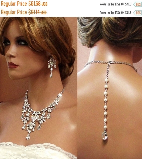 wedding jewelry Bridal necklace Vintage inspired by GlamDuchess