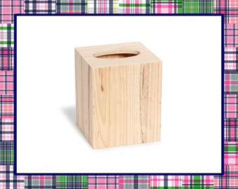 Wood Tissue Box Cover - DIY, Make Your Own, Home Decor, Bathroom Decor