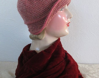 PDF Crochet Pattern Cloche Hat Downton Abbey 1920s Bonnet Cloche Vintage Style 1930s