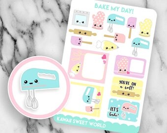 Kawaii Baking | Planner Sticker Sheet