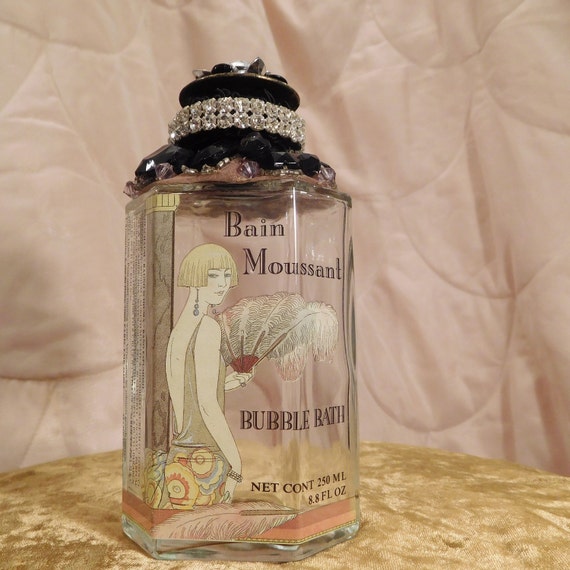 Vintage Bain Moussant Bubble Bath Bottle Dressed Up