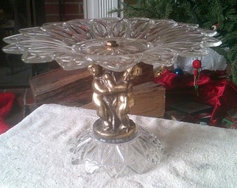 Vintage Pedestal Cake Stand