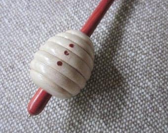 RESERVED for Knitsticka. Supported Spindle in Holly - 35g