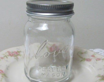 Mini Mason Jars, Love Mason Jars, Small Mason Craft Jars, DIY Party Favor Jars, 24 empty mini mason jars for Weddings, Holidays and Showers