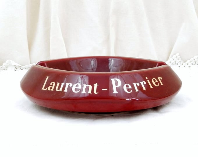 Large Vintage Laurent Perrier Champagne Ashtray, Mid Century Smoking Paraphernalia, Decor, Retro Cigar Ash Tray, Man Cave , Tobacciana Large Vintage Laurent Perrier Champagne Ashtray, Mid Century Smoking Paraphernalia, Decor, Retro Cigar Ash Tray, Man Cave , Tobacciana