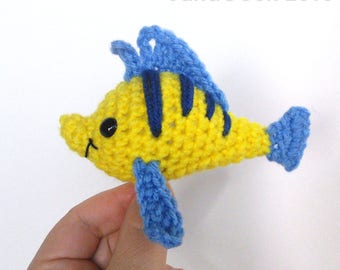 Ready-made Fishy Friend Crocheted Toy