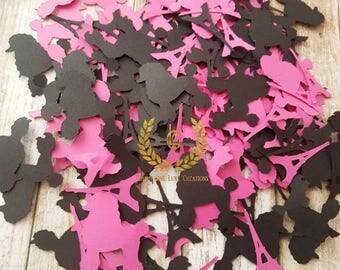 Eiffel Tower Confetti, Paris Confetti, Paris Party Decoration, Paris Bridal Shower, Paris Baby Shower Decor