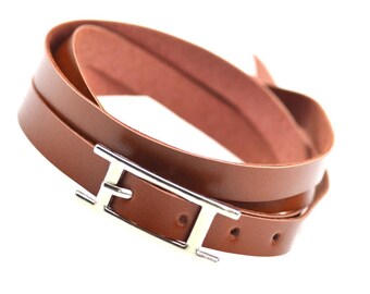 Fashion Layered Handmade Leather Bracelet.