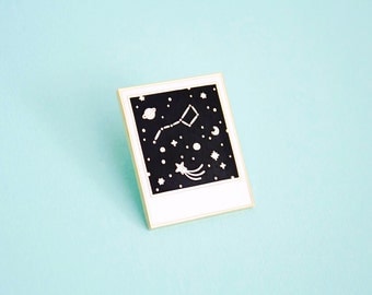 Constellation Polaroid // Enamel Pin