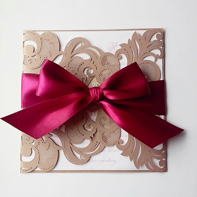 Custom Handmade Invitations by InvitatiiCouture on Etsy