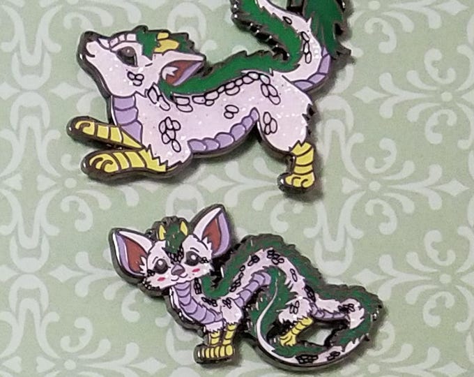 Chibi Baby Haku 2 pin Dragon set.