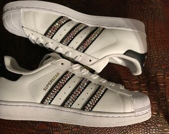 Swarovski Crystal Adidas Sneakers