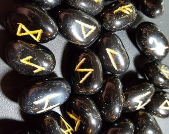 Black Onyx Rune Set