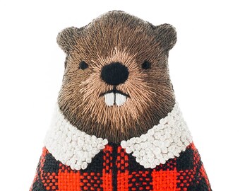 Beaver - Embroidery Kit