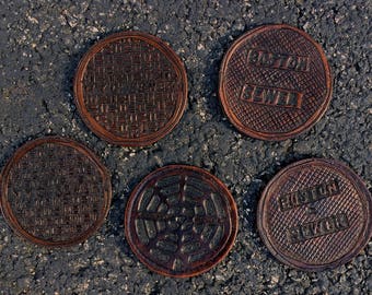 City Manhole Coasters