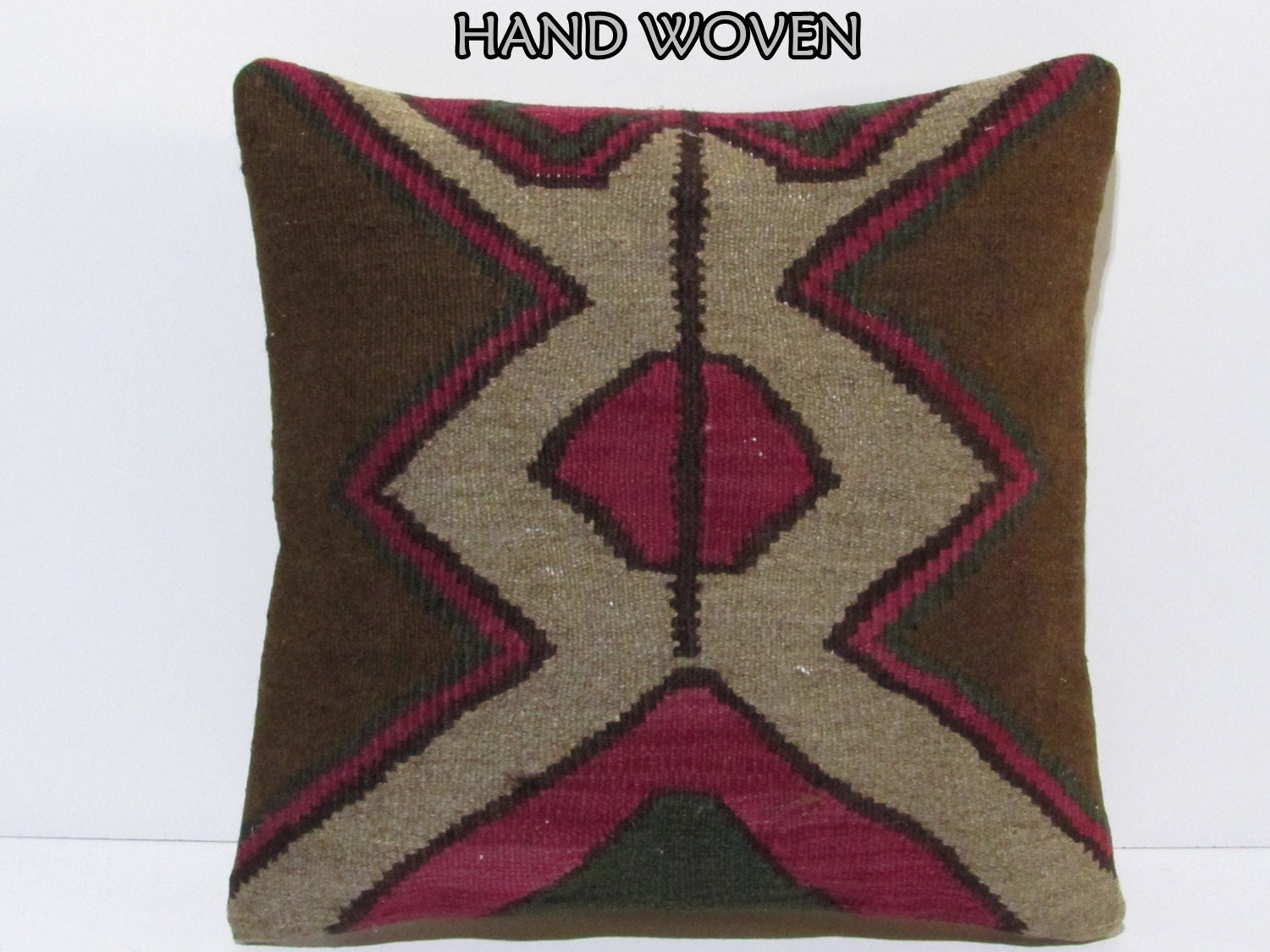 kilim pillow throw pillow 18x18 DECOLIC by DECOLICKILIMPILLOWS