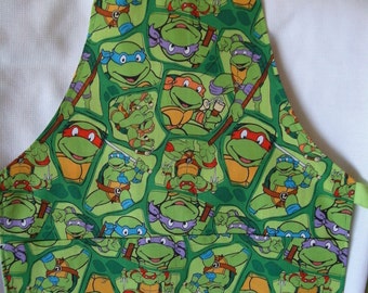 Ninja Turtle Reversible Children's Apron/Craft Smock