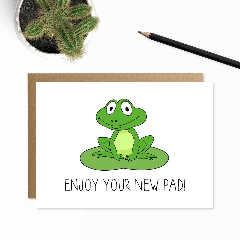 New Apartment Card Enjoy Your New Pad Cute Housewarming