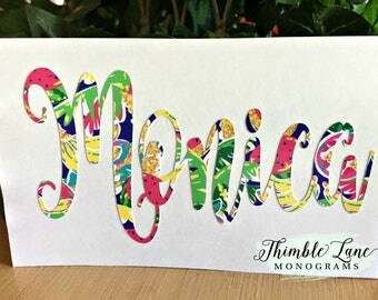 VINYL NAME DECAL - Yeti Cup Decal - Name Decal for Cups - Tumbler Decals - Cup Decal - Name Decal- Bridal Party Decals - Wine Glass Decal