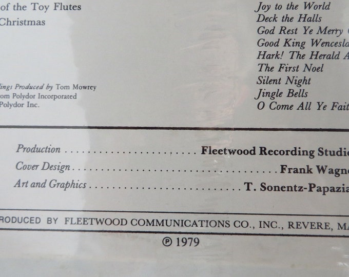 Vintage Arthur Fiedler Vinyl LP, The Boston Pops 1979, Great Songs of Christmas, SEALED