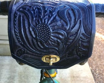Handcrafted Leather Bike Bag