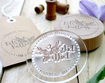Custom Stamp - Made to Order Stamp - Custom Order Stamp - ANY SIZE - Custom Stamps - Logo Design - Gift For Him - Gift For Her - Clear Stamp