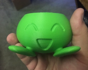 3D Printed Oddish Planter in ABS Plastic 10 Color Options