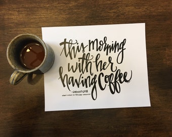 This Morning, With Her, Having Coffee -Johnny Cash
