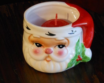 Santa Votive Candle