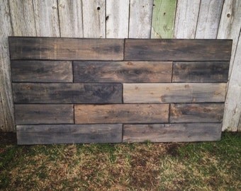 Grey washed headboard with or without custom painting