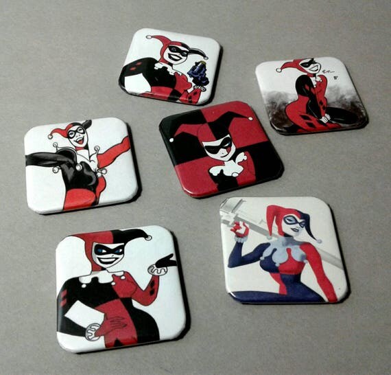Harley Quinn Backpack Pins Custom Pins Pin Set Cosplay DC