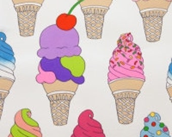 Fabric - Alexander Henry - Soft serve - cotton print.