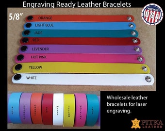 Blanks Leather Bracelets Wholesale Tooling Leather Bracelets