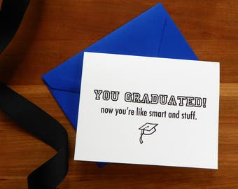 Graduation Card congratulations on your graduation funny