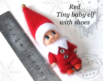 Tiny baby shelf elf miniature elf doll christmas decoration gift