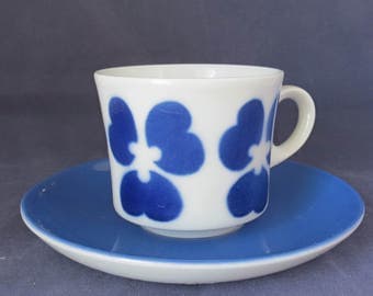 Arabia of Finland, coffee cup and saucer.
