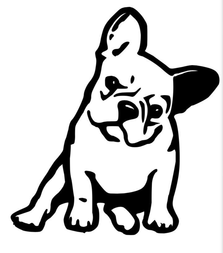 French Bulldog Decal