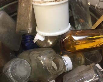 Vintage Bottles 3"-5" tall - Medium