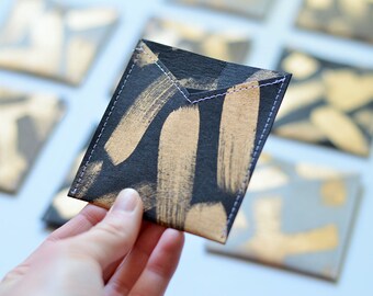 Square business card holder, back to school, square card case, moo card holder, square business card holder, square business cards, paper