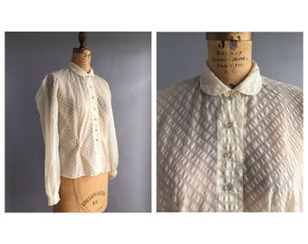 1950's Peter Pan Collar Blouse