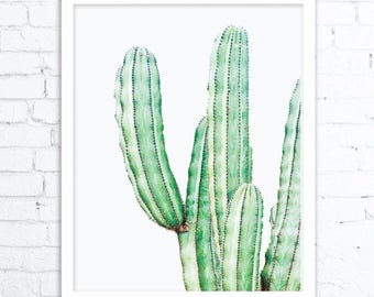 Cactus print Wall art prints PRINTABLE art set Modern art