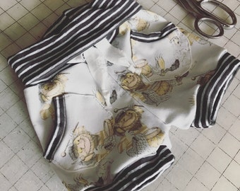 Where the wild things are baby & toddler shorts with pockets