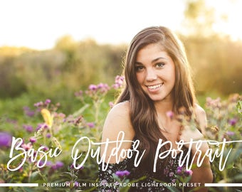 Basic Outdoor Portrait Premium Adobe Lightroom Preset