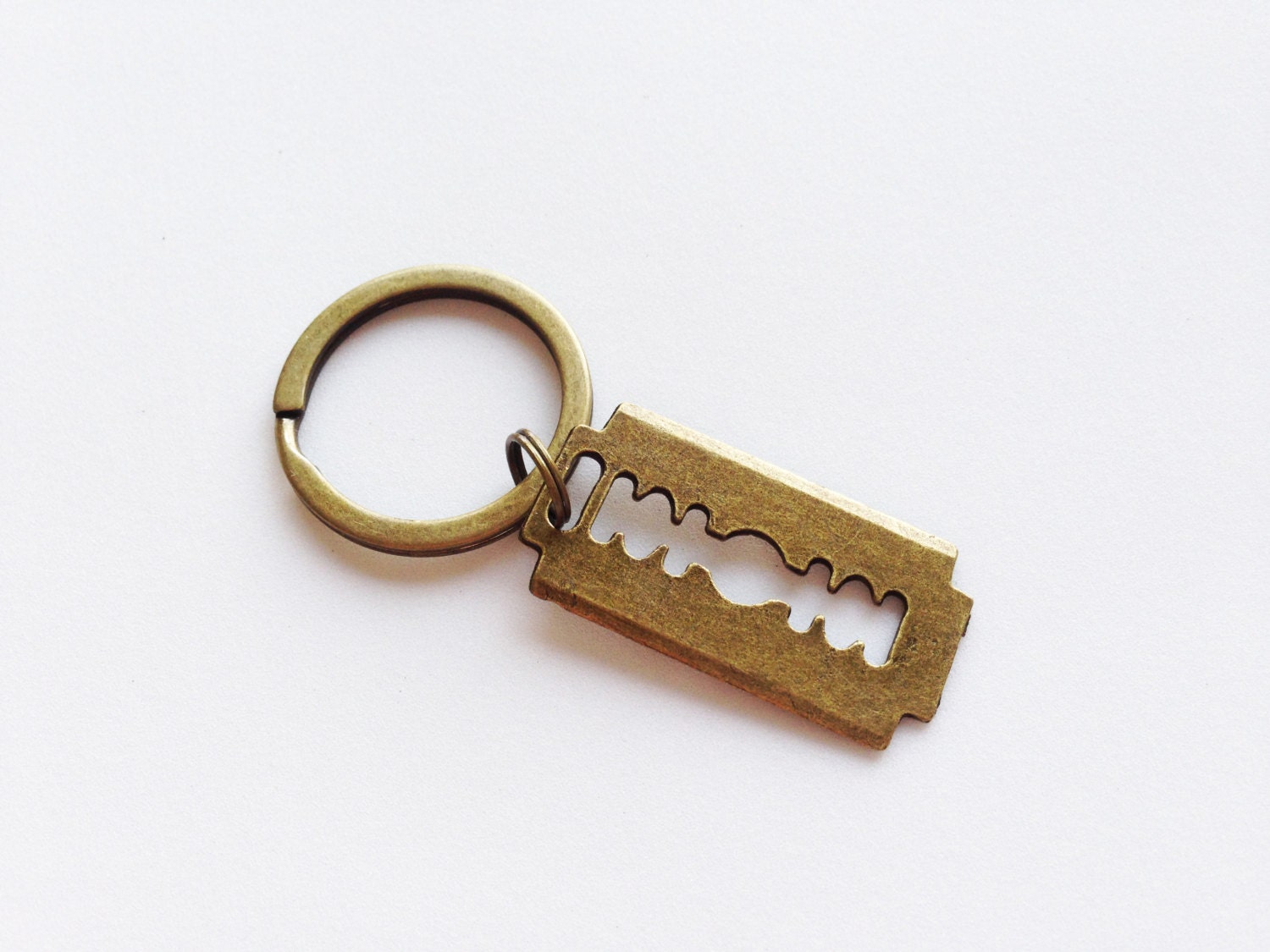 RAZOR BLADE Keychain Blade Keyring Razor Blade Lanyards Razor