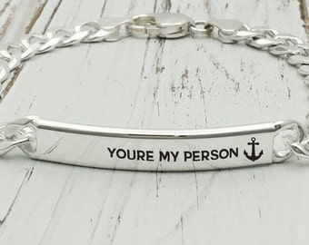 Youre My Person Bracelet/Sterling Silver/Youre My Person.925 Sterling Silver