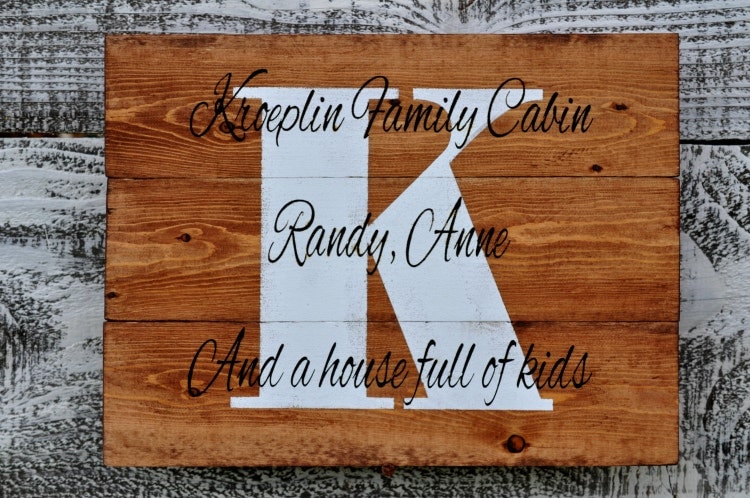 custom wedding sign two