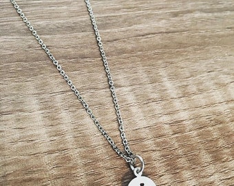 Semicolon Necklace / Stainless Steel / mental health awareness / survivor necklace / Suicide awareness / semicolon jewelry / depression