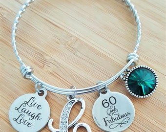 60 Birthday Gifts 60th Birthday Gift Birthday Gift Birthday Gifts for Her Birthday Gift for Friend Birthday Gifts for Bestfriend 60 Fabulous