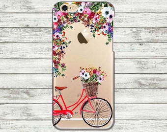 iPhone 7 Plus case bike iPhone 7 bicycle case iPhone 6, 6s transparent case, iPhone 6 plus case, iPhone 5, 5s case, iPhone SE case.